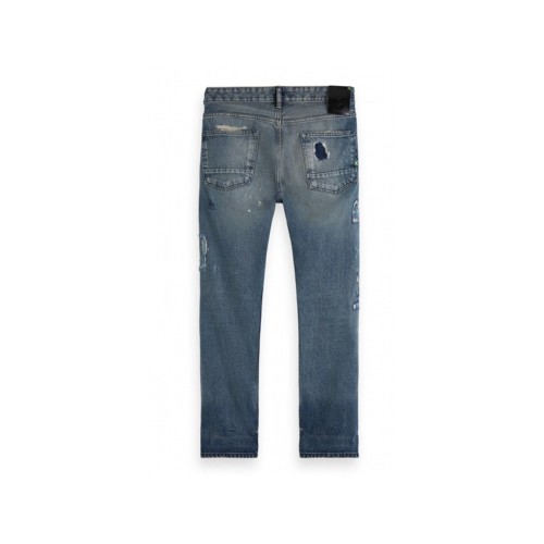 Jeans, SCOCHT & SODA, modelo Lot 22 Ralston- The Underground, en color denim,  Regular Slim Fit, talla 32/32, cierre de botones,