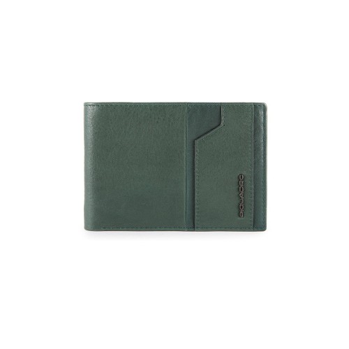 Leather Wallet  Piquadro PU257S105R VE Color Green