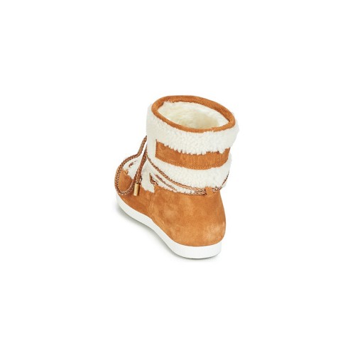 Ankle Boots for Boys MOON BOOT FAR SIDE JR GIRL LOW Color Camel / Whisly